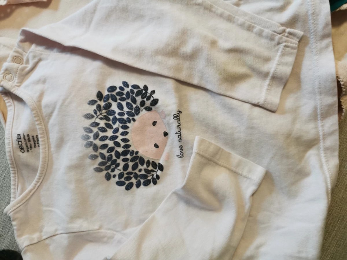Illustration de Lot de 2 T-shirts et un body 80cm