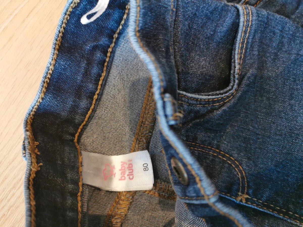 Illustration de Lot de 2 jeans 80 cm