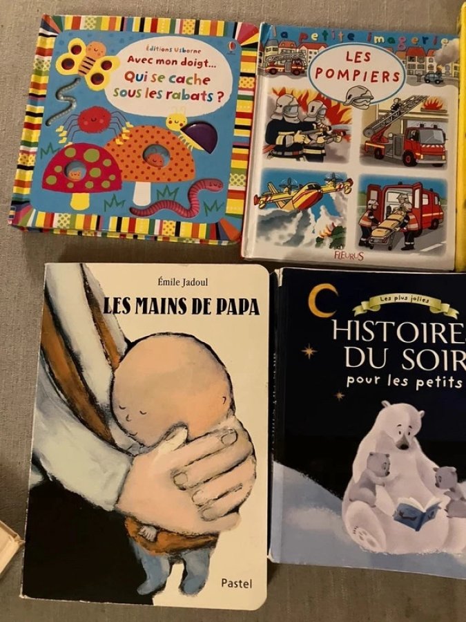 Illustration de Lot de 8 livres pour petits