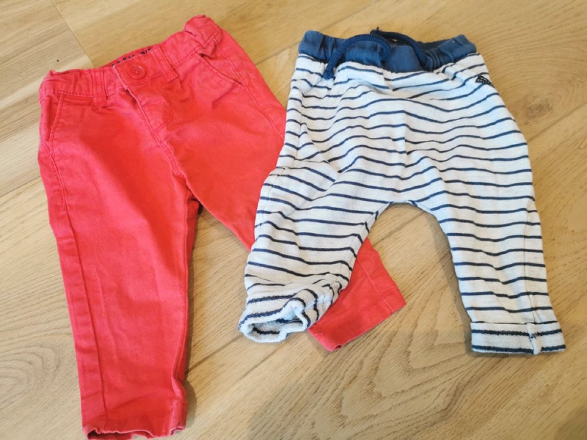 Illustration de 2 pantalons 71 cm