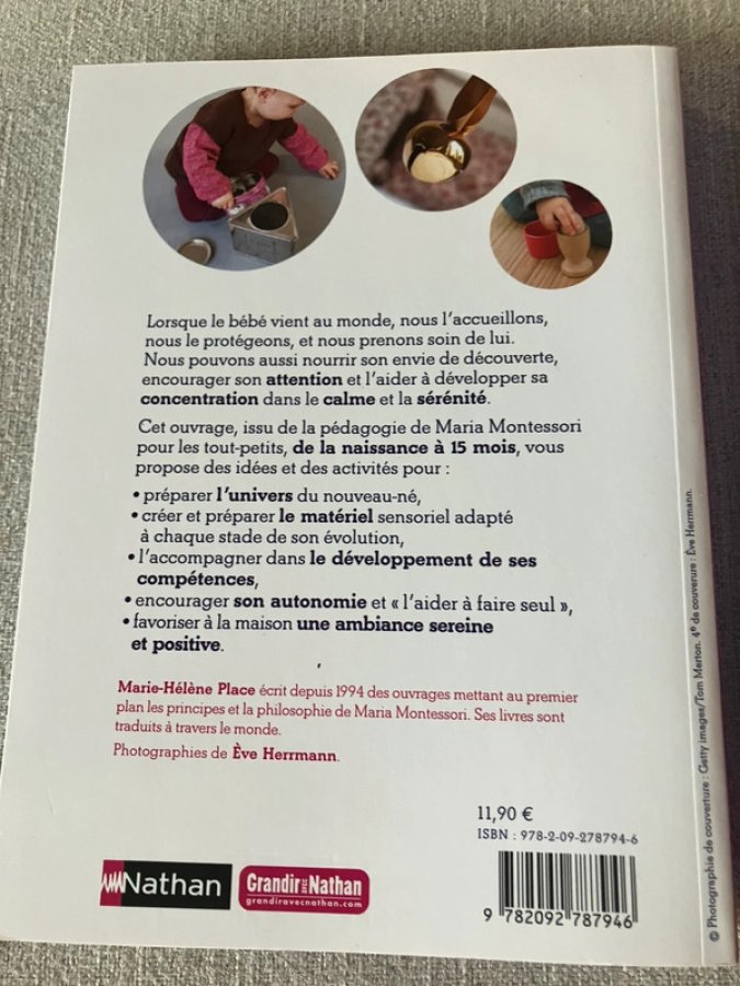 Illustration de 60 activités montessori pour bébé