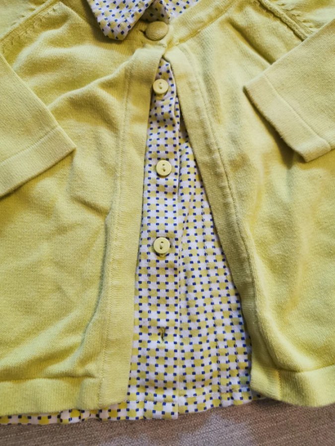 Illustration de Gilet avec chemise 86 cm