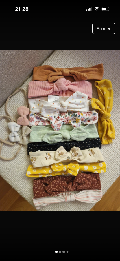 Image Bandeaux pour bébé fille